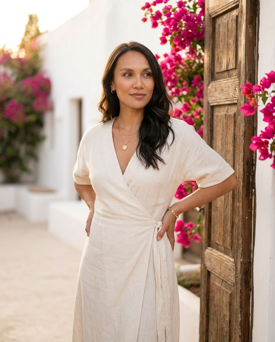 Isabelle Voss in Ibiza old town